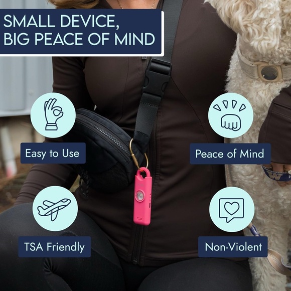 NWT/NIB • She’s Birdie - The Original Personal Safety Alarm Keychain (Aqua) - Picture 10 of 10